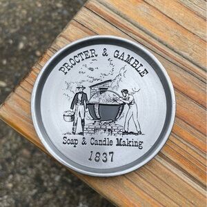 Procter Gamble Metal Coaster 150th Anniversary 1837-1987 Advertising Single